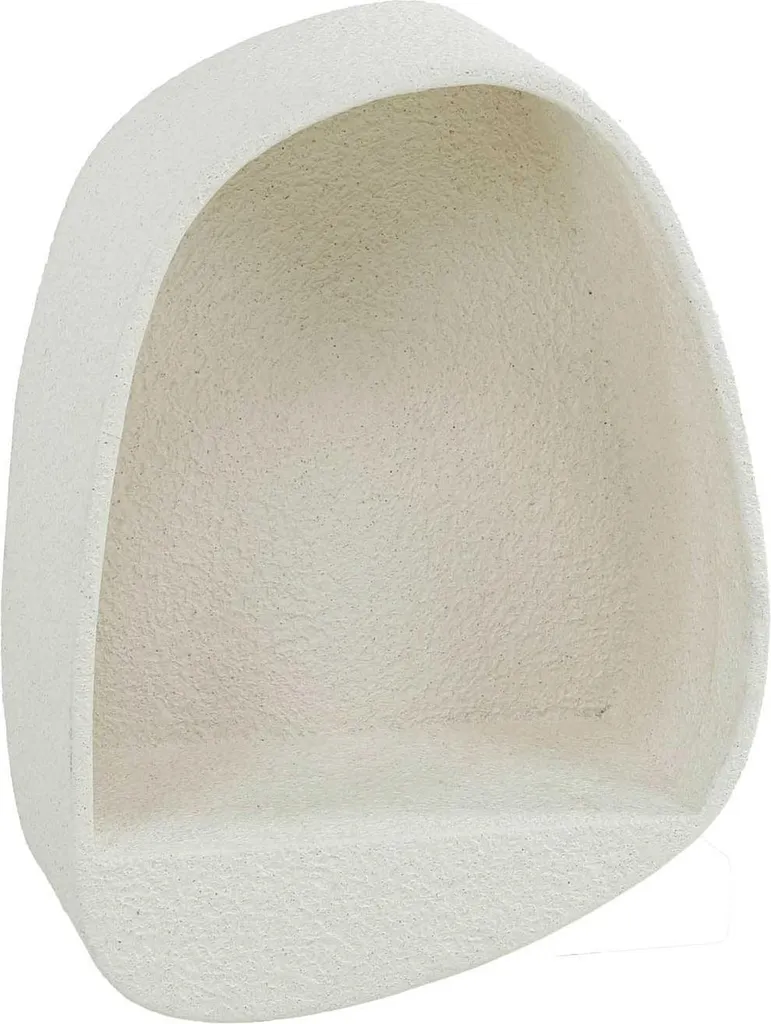 Rangement mural design Goutte 46 cm - Étagère marbre pour salon chic