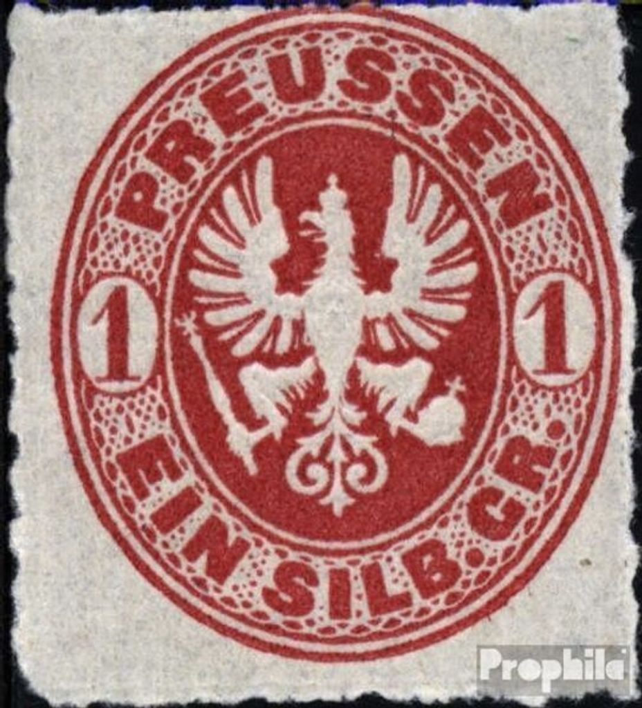 Briefmarken Preußen 1861 Mi 16 Pracht gestempelt Adlerzeichnung