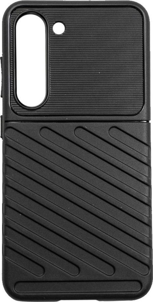Silikonhülle Forcell Thunder Samsung Galaxy S23 Plus Schwarz