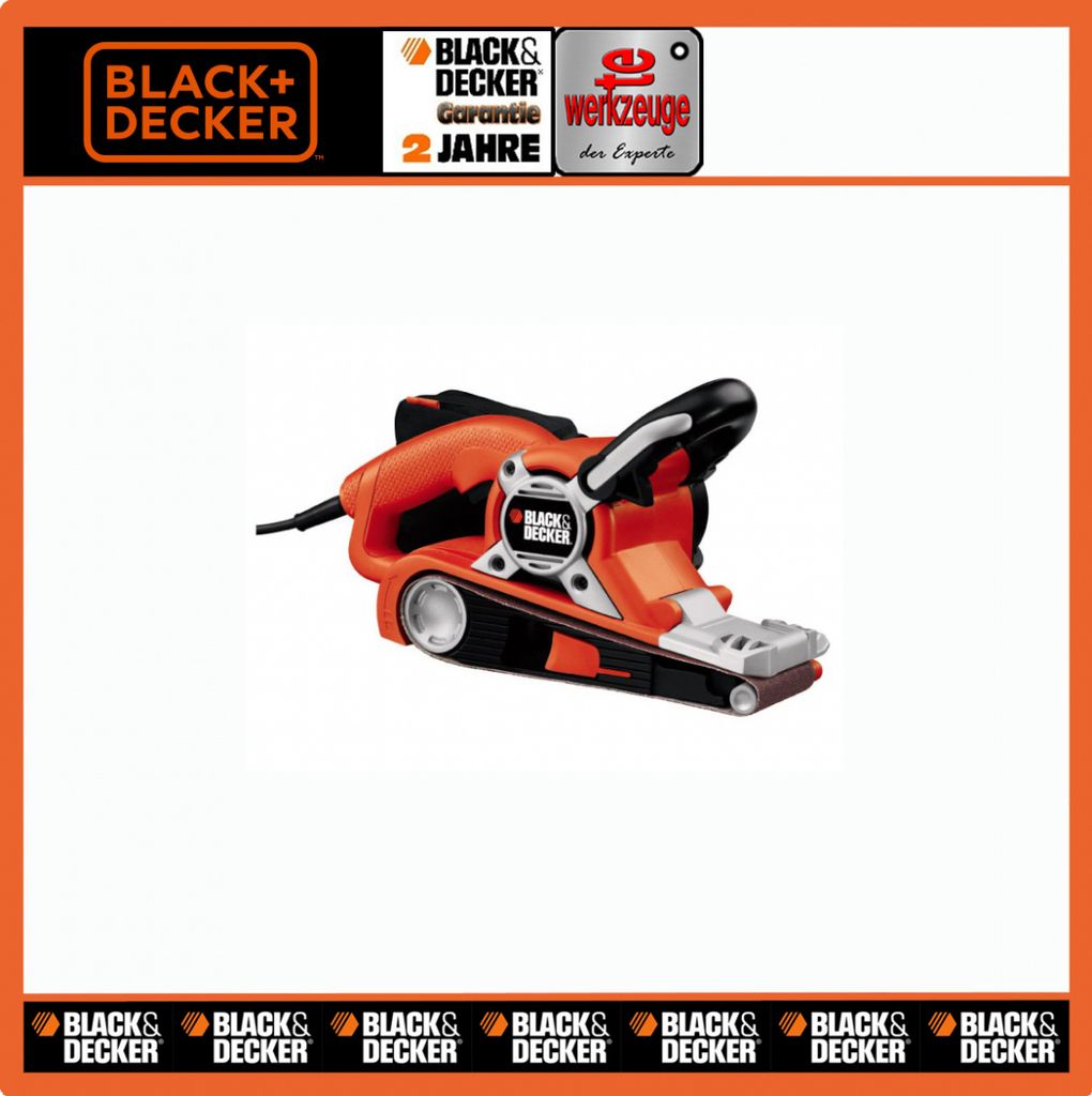 Black & Decker KA88, Bandschleifmaschine, Orange, AC, 230 Produktbild 