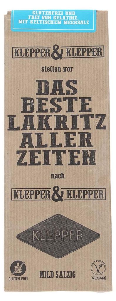 Klepper & Klepper Lakritz mild salzig 200g Produktbild 