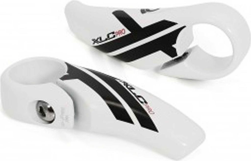 XLC Pro Bar-Ends gerade BE-A14, 83 mm, weiß