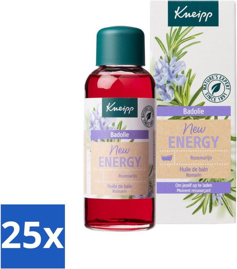 Kneipp - Badeöl - Rosmarin - Für neue Energie - 100 ml - Vorteilspack - 25 Stücke