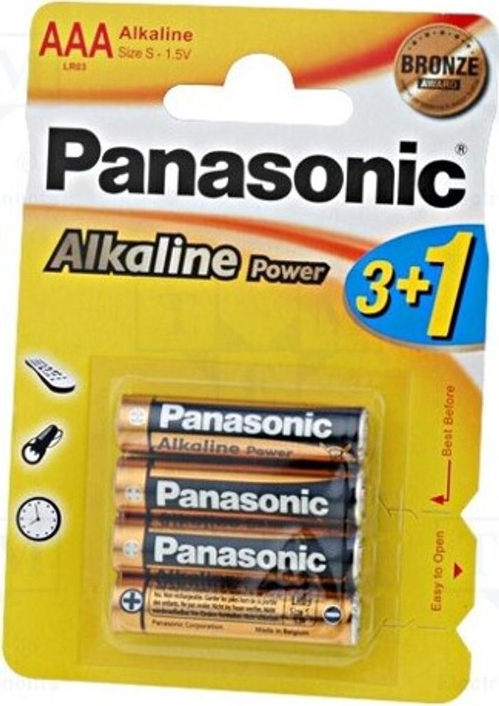 1x Batterie: alkalisch Anz.Bat: 4 AAA 1,5V aufladbar(nein) Batterien BRONZE