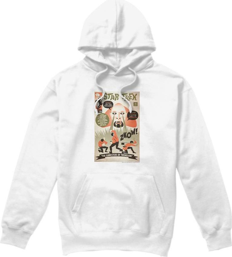 Star Trek - "The Original Series Episode 45" Kapuzenpullover für Herren TV7700 (XL) (Weiß)