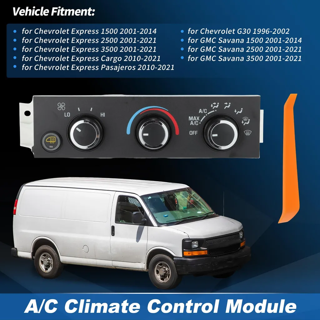 Commande Chauffage Chevy Express Cargo 2010-2021 - Module HVAC 599-294