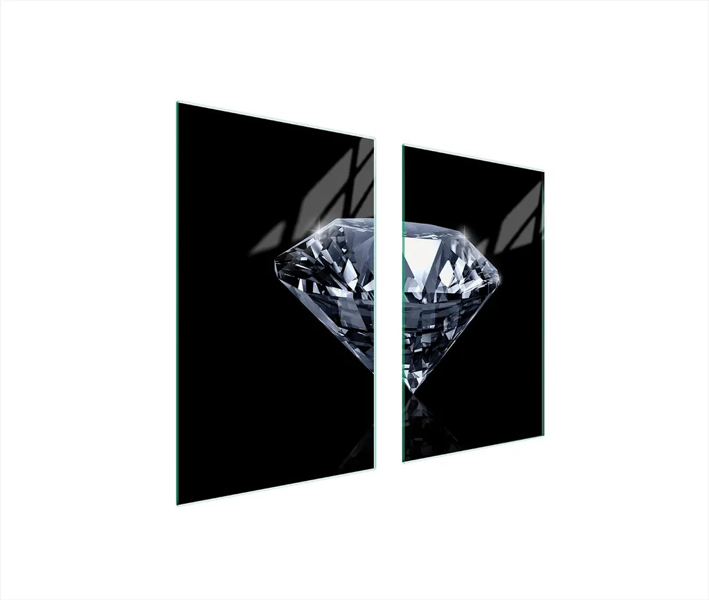 Piastre Copri Fornelli 75x52 Vetro Nero - Protezione Piano Induzione