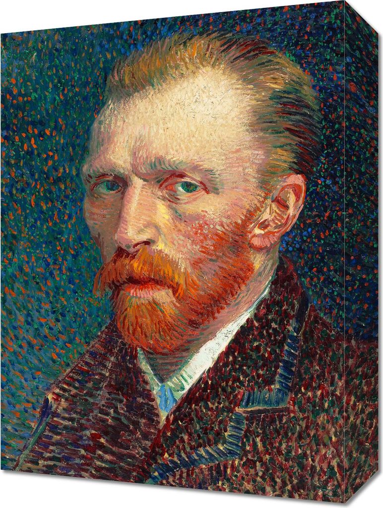 Bild 30x40cm Selbstporträt, Van Gogh Vintage für das Wohnzimmer