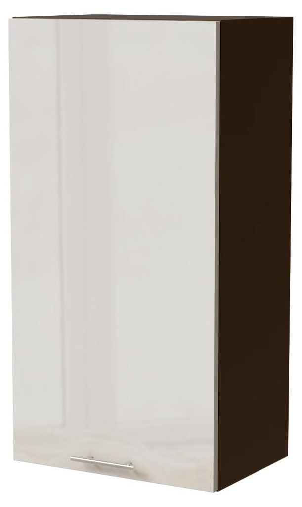 XL Küchenhängeschrank BRERRA 50x96cm 1-türig lackiert Farbe wählbar BR-W4/50 RAL 9001 creme Hochglanz lava