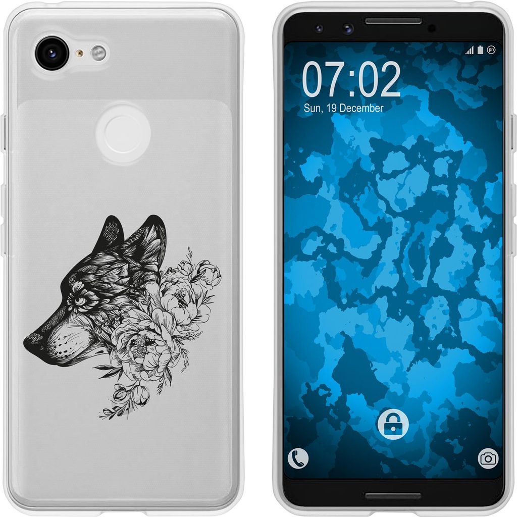 PhoneNatic Case kompatibel mit Google Pixel 3 Silikon-Hülle Produktbild 