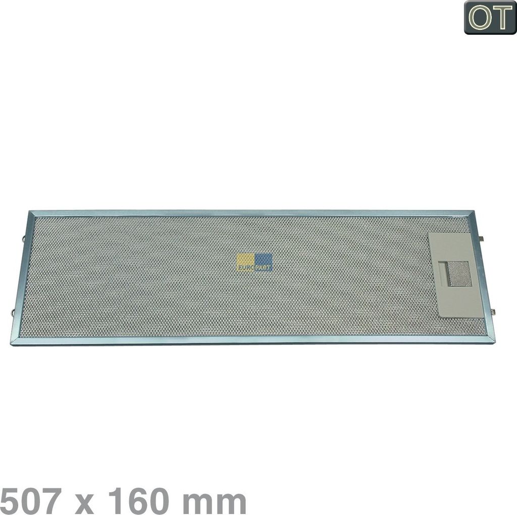 AEG Metall-Fettfilter 508x158x7mm 4055344149 / 50268370009 Produktbild 