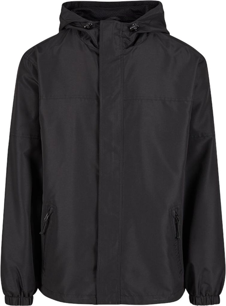 Brandit Übergangsjacke Herren Light WB Frontzip schwarz Basics 100% Polyester XL