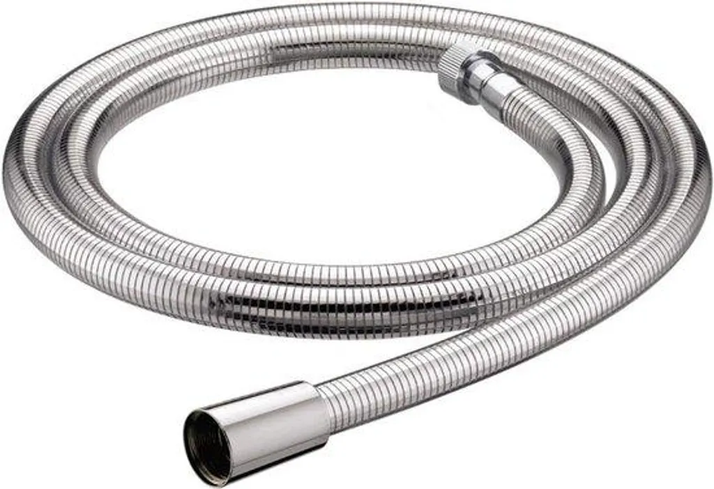 Flexible de douche chrome anti-calcaire 1,75m avec raccord standard