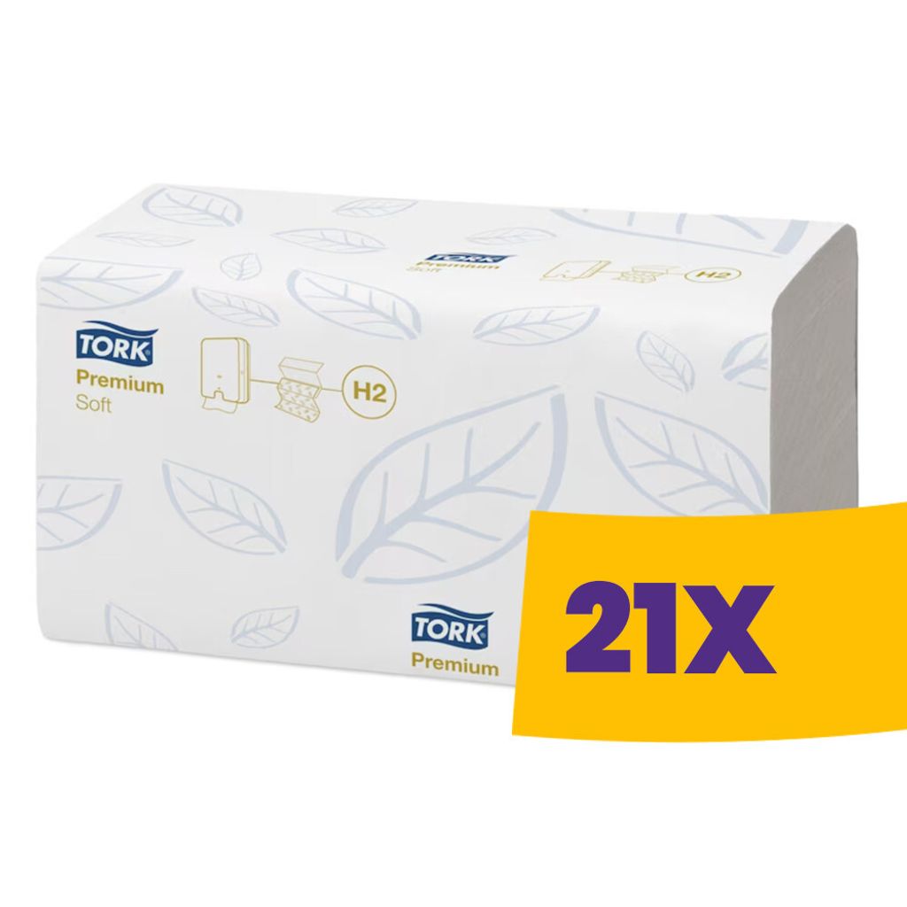 Tork Premium Asciugamano piegato TAD bianco 21x25,5cm 3150 Immagine del prodotto 
