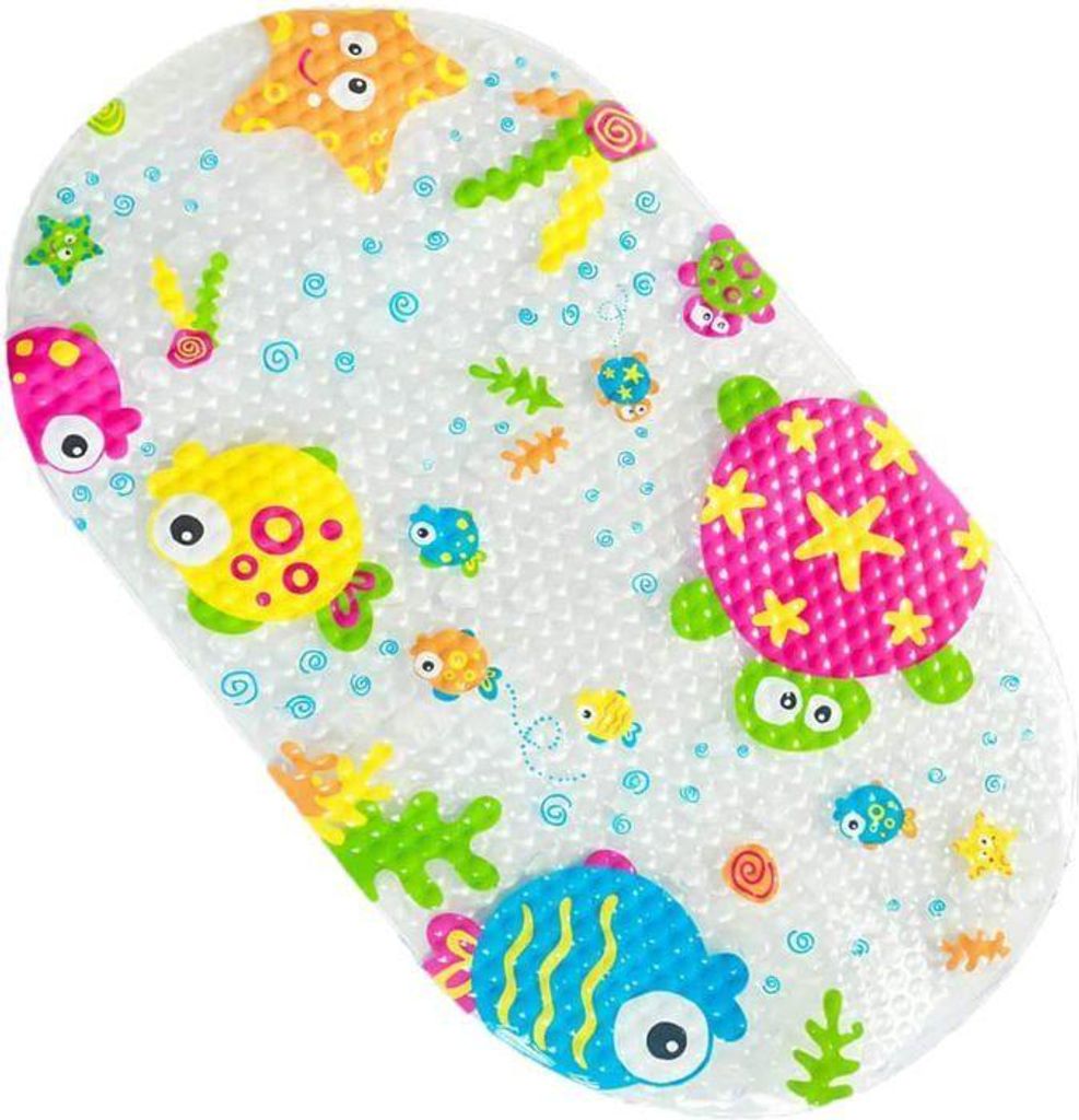 Tapis de bain, tapis de bain antidérapant et tapis de douche anti-moisissure avec ventouse forte, adapté aux bébés et aux enfants