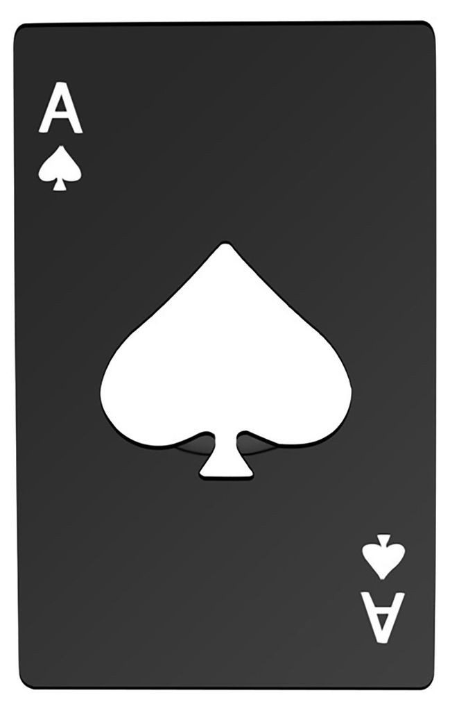 Flaschenöffner, hochfest, praktisch, tragbar, in Pokerkartenform, für Zuhause