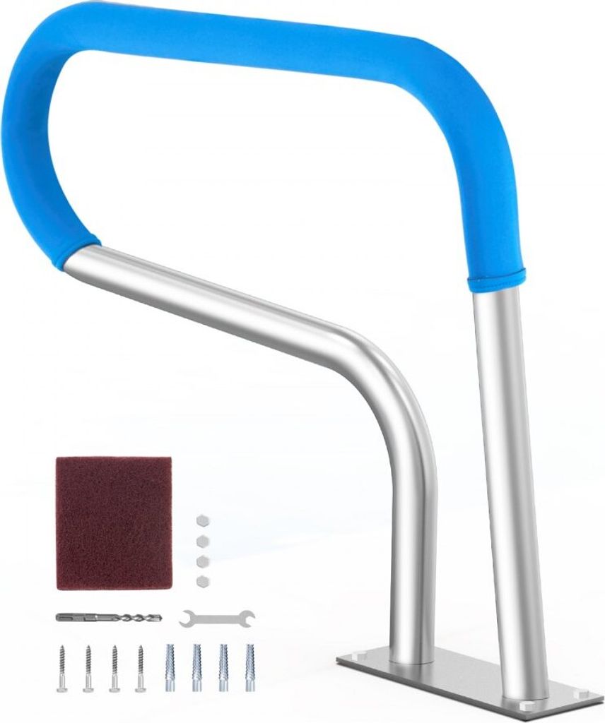 Pool Handlauf 100 kg Haltegriff - Pooleinstieg Einstieghilfe 805x100x585 mm - Rutschfest und stabil für sicheren Zugang