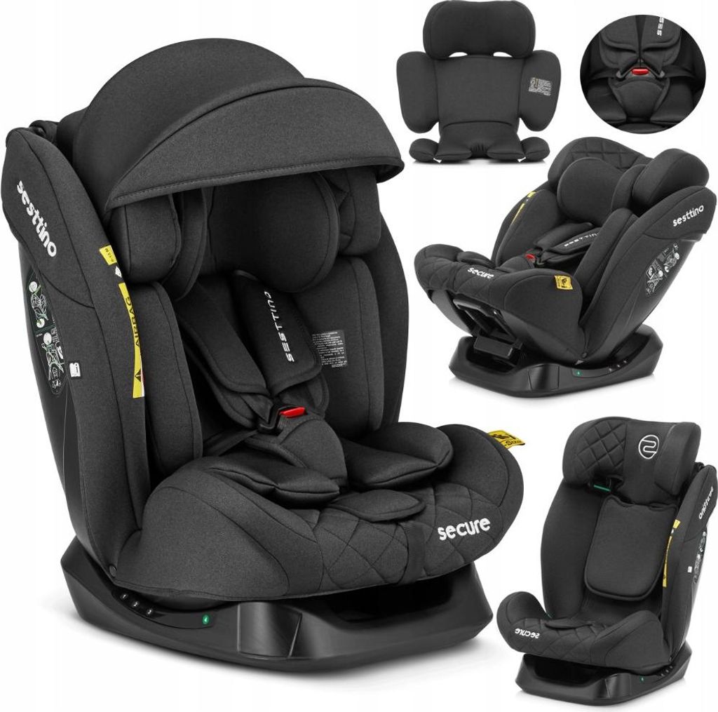 Fotelik samochodowy SESTTINO SECURE PRO I – rozmiar 0–36 kg Zdjęcie produktu 