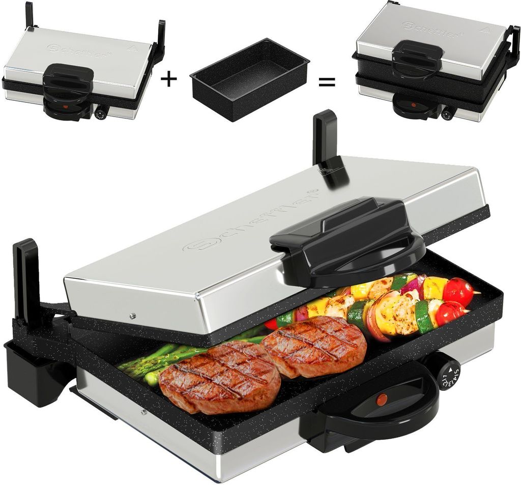 Kontaktgrill, Scheffler 2000W Optigrill, Multi Grill, Produktbild 