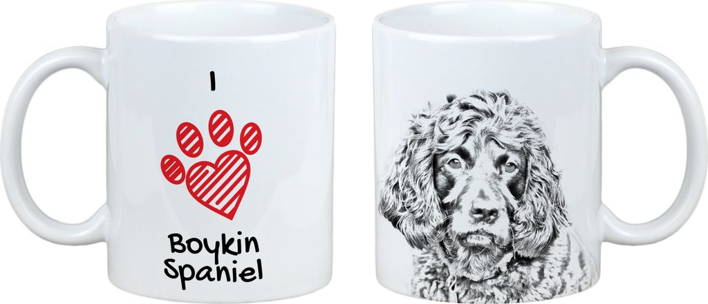 Boykin Spaniel - Tasse mit Hund, entzückende Tasse mit Grafik, Geschenk mit Ihrem Foto von der Marke Art-Dog