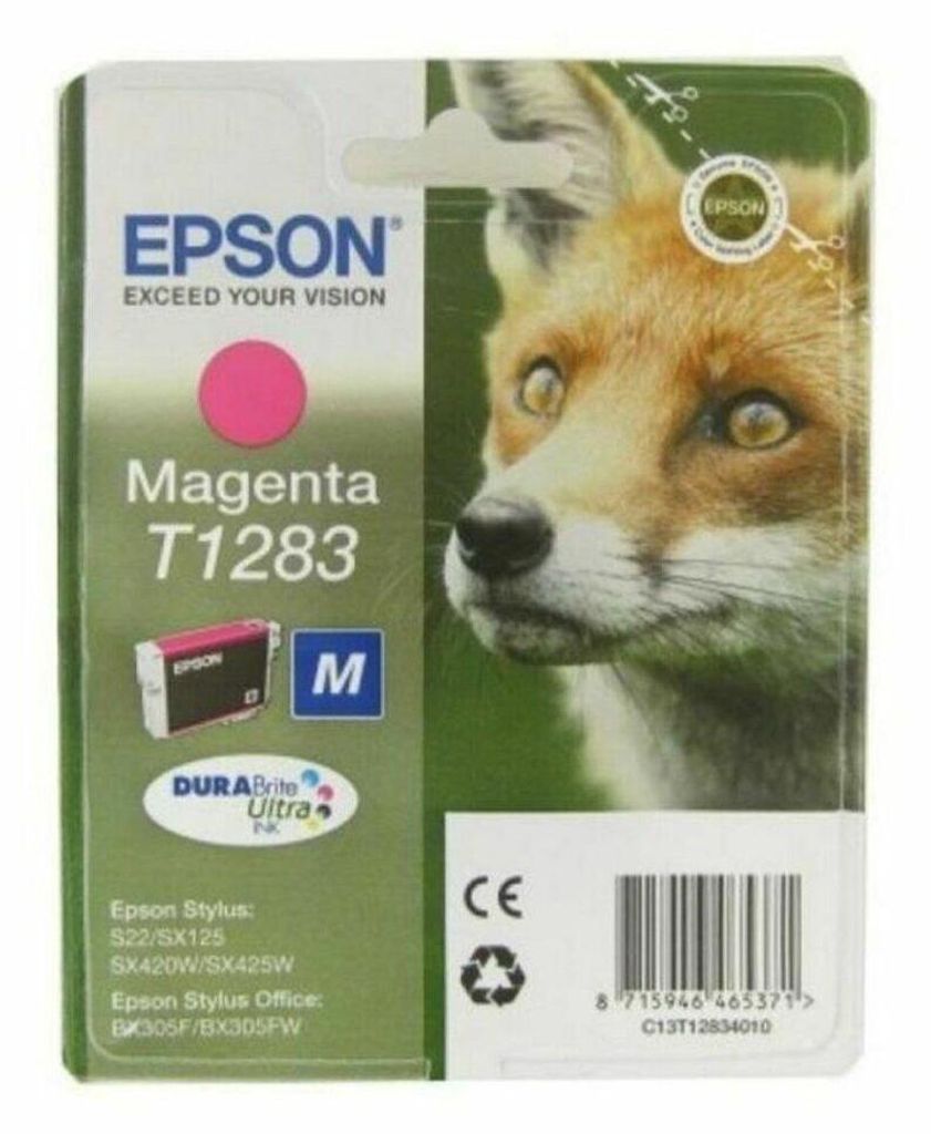 Epson Tintenpatrone magenta DURABrite T 128           T Produktbild 
