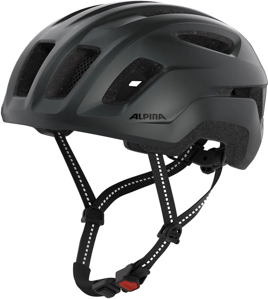 Casque vélo ville Paranus Urban noir mat 52-56 cm spécial vélotaf (30)