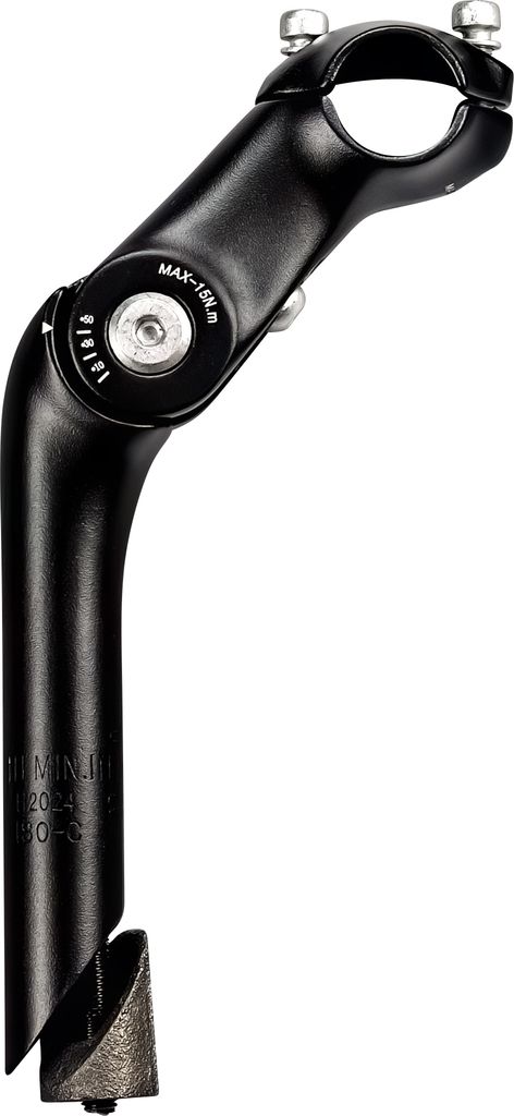 Zoom Fahrrad Vorbau 1 Zoll -10° +50° Schaftvorbau Lenkervorbau Fahrradvorbau Fahrradlenkervorbau winkelverstellbar Citybike E-Bike Pedelec (150 mm)