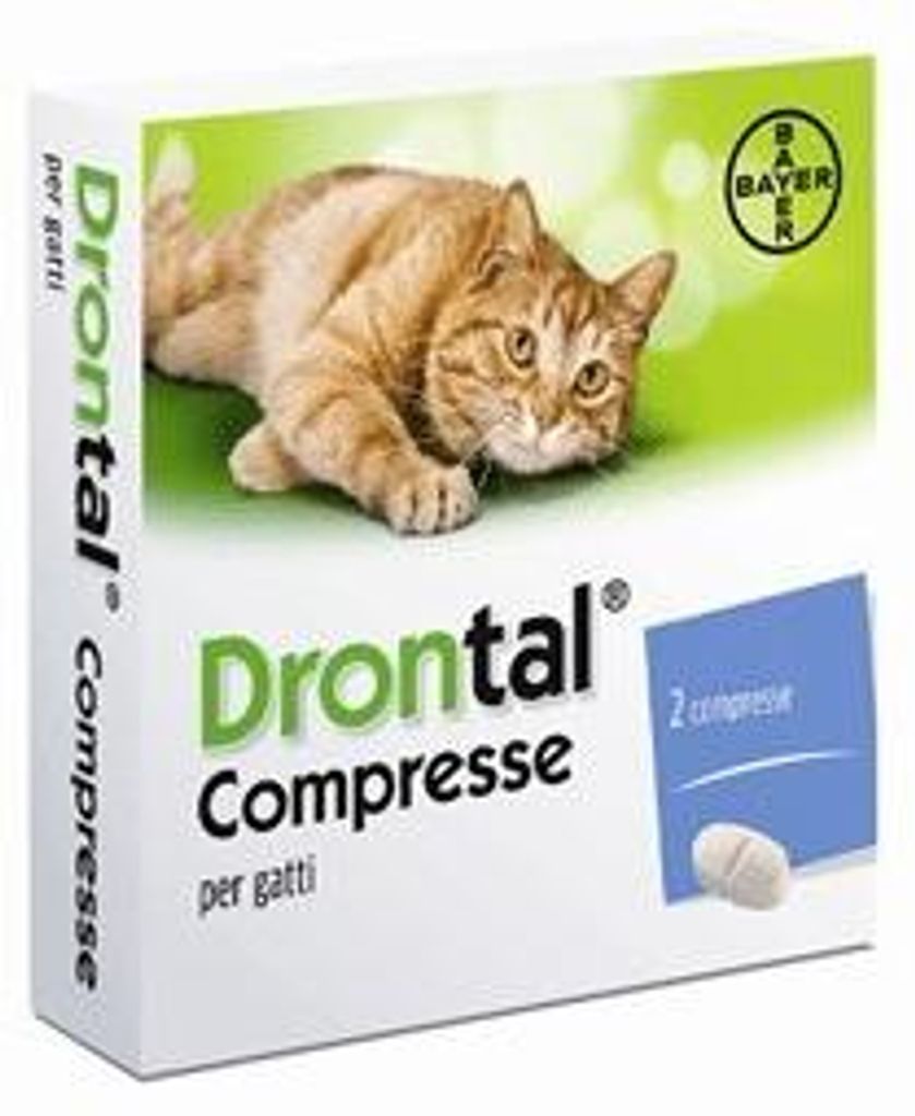 Drontal Tabletten für Katzen 230 mg + 20 mg, 2 Stück Produktbild 