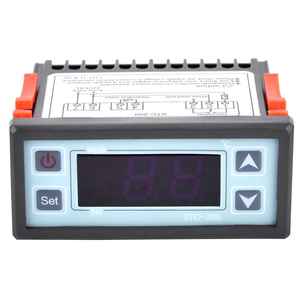 Temperaturregler,Digitaler Temperaturregler,Mikrocomputer-Thermostat,Heizungsregler,Kühlungsregler,Heizungsregler für Kühlung