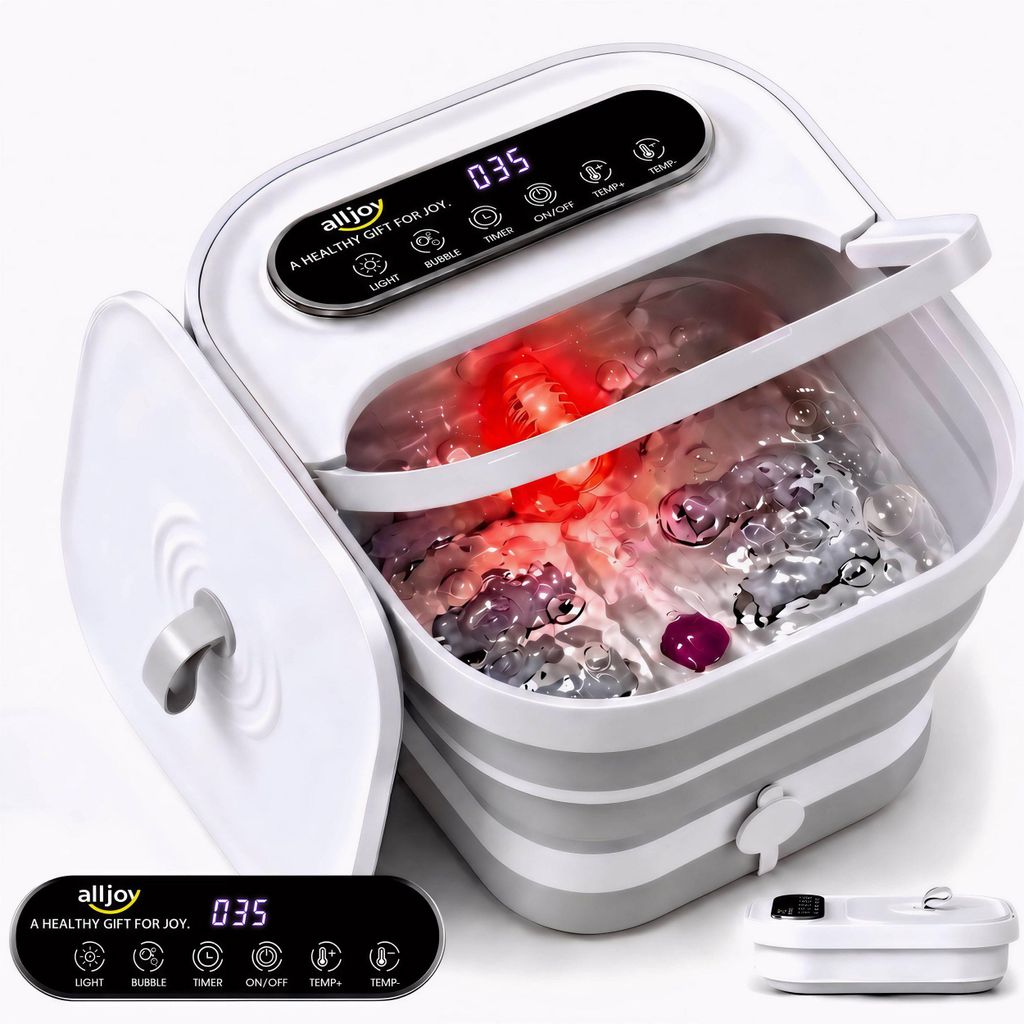Fußbad PTC-Heizung & Massage klappbar ideal für Senioren & Produktbild 