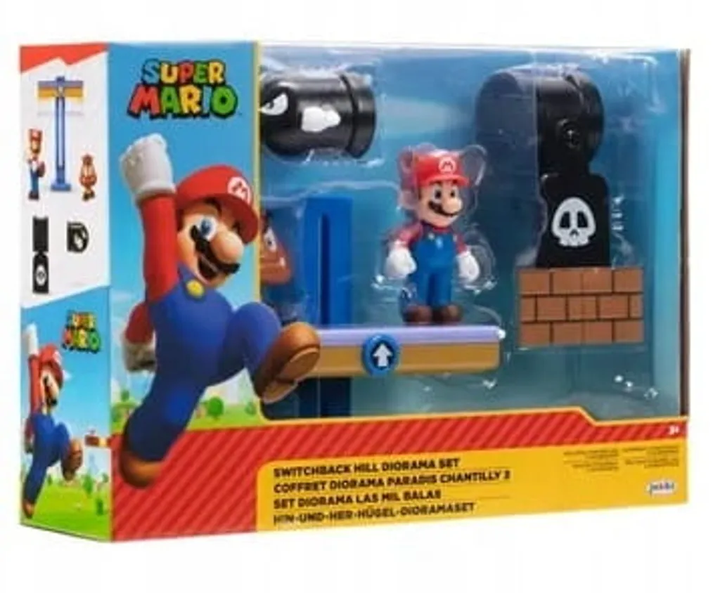 Coffret Diorama Super Mario Switchback Hill Interactif Jakks Pacific