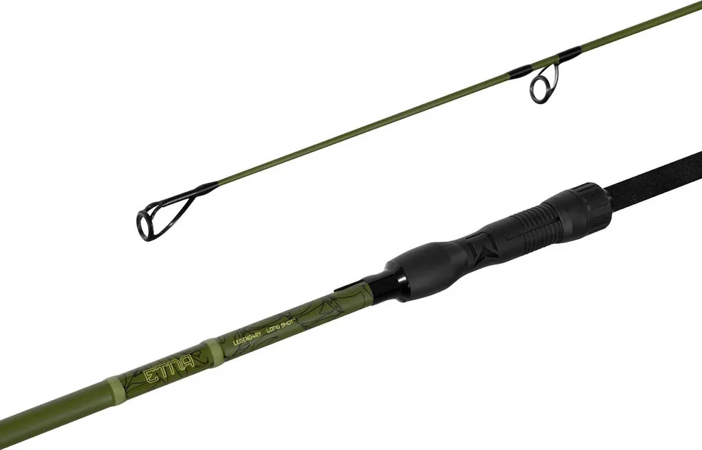 Canne à carpe télescopique Delphin Etna Camo 3.60m Longshot+ puissance