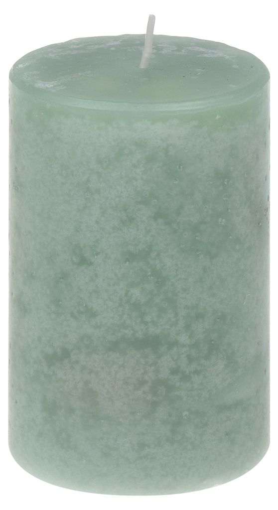 Stumpenkerzen "Home" Salbei 100/68 mm, 4 Stück Produktbild 