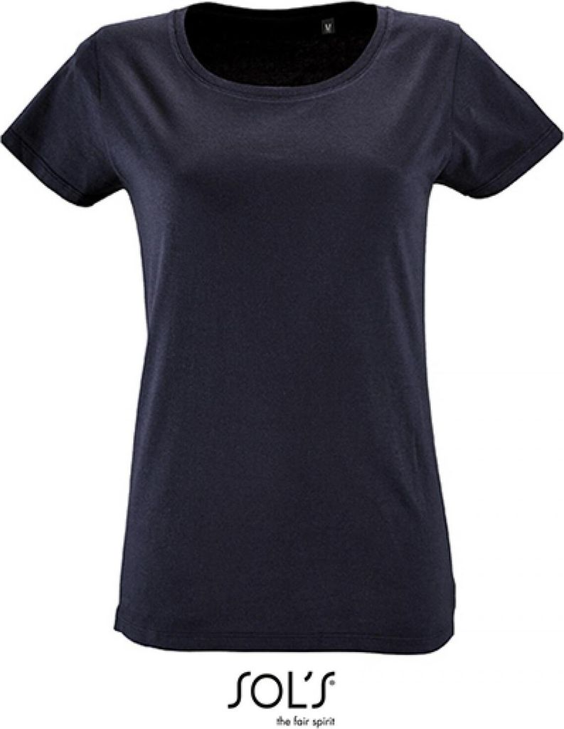 SOLs 02077 | Damen Short Sleeved T-Shirt Milo - Farbe: French Navy - Größe: XL