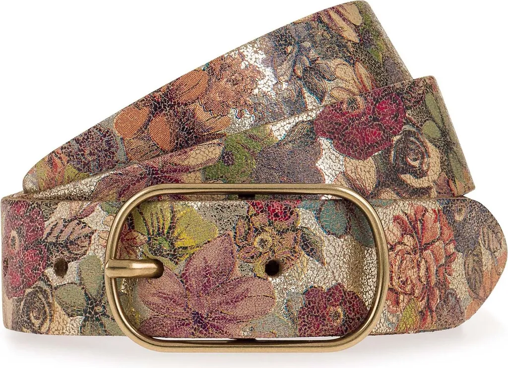 Cintura Vanzetti W100 Gold Multicolor - Vera Pelle Donna Lifestyle