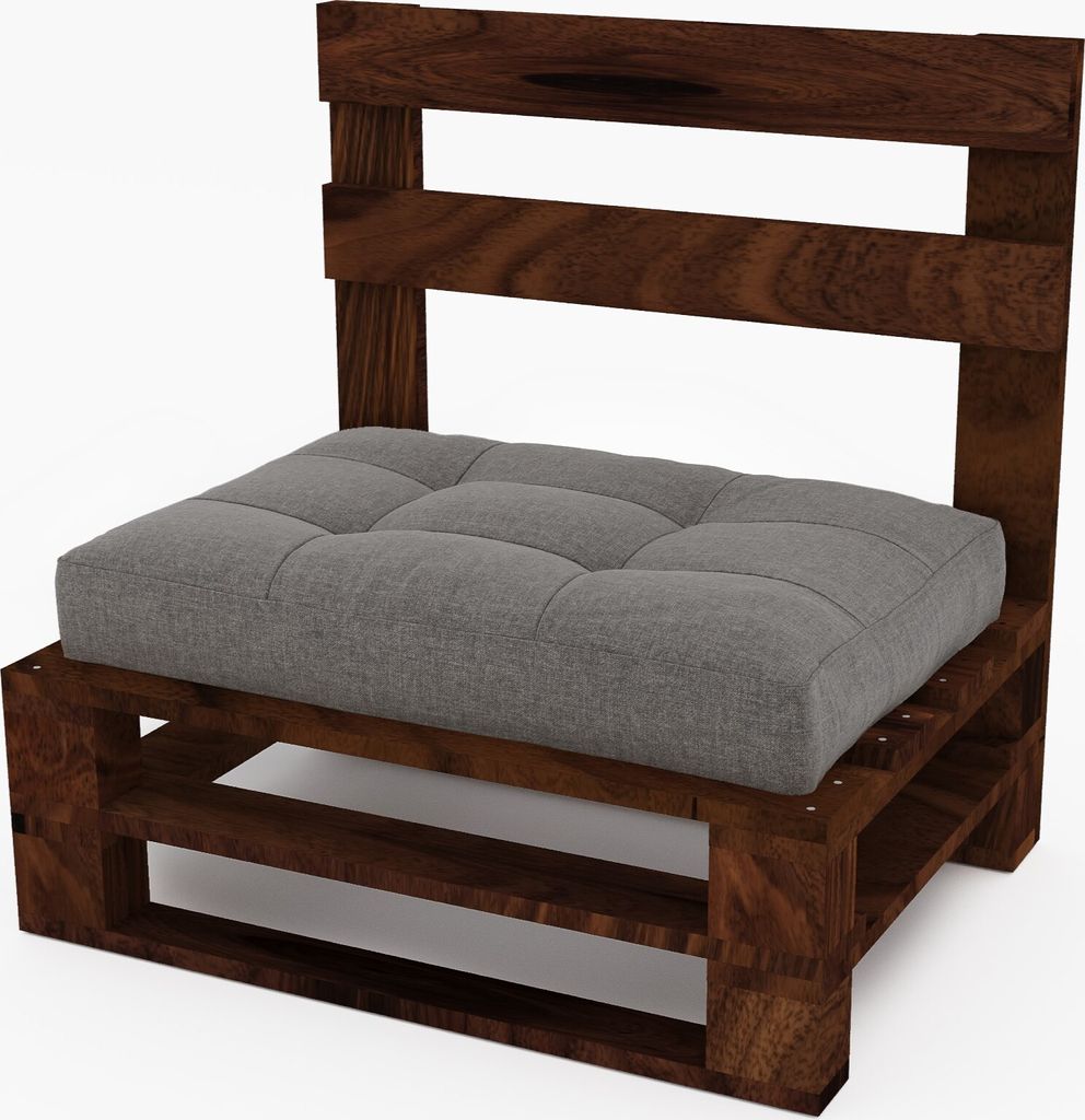 Lermowood Palettenmöbel Mpe Bank 60 x 80 cm Palisander | Europaletten Indoor und Outdoor Lounge Gartenmöbel Holz Gartenmöbel Set Lounge Möbel T...