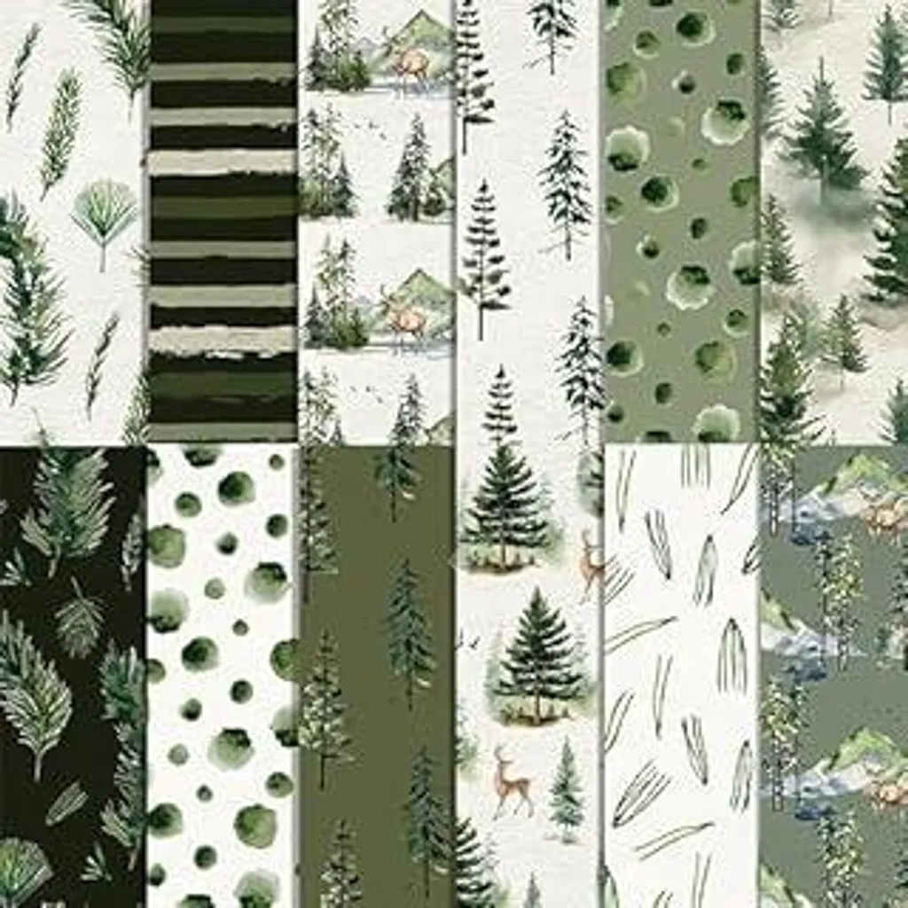 Carta Bifacciale Scrapbooking Natale 30x30 | 24 Fogli per Bricolage