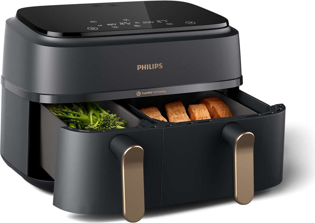 Philips Airfryer 3000 Series Dual Basket inkl. Grillrost + Produktbild 