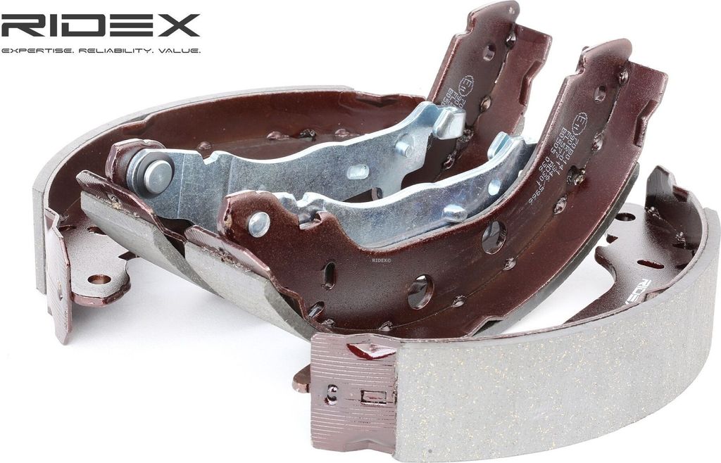 RIDEX Bremsbackensatz Trommelbremse Hinten für RENAULT KANGOO (KC0/1) 228,6mm 70B0141