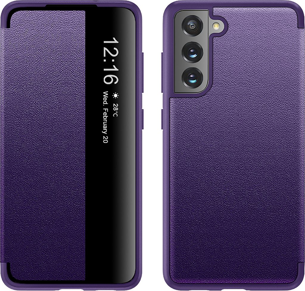 Etui pour Samsung Galaxy S21 FE 5G étui à rabat en Image du produit 