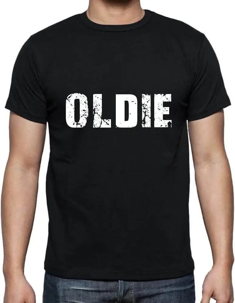 Herren Grafik T-Shirt Oldie Öko-Verantwortlich Vintage Jahrgang Kurzarm Lustige Druck Geburtstag Geschenk Mann