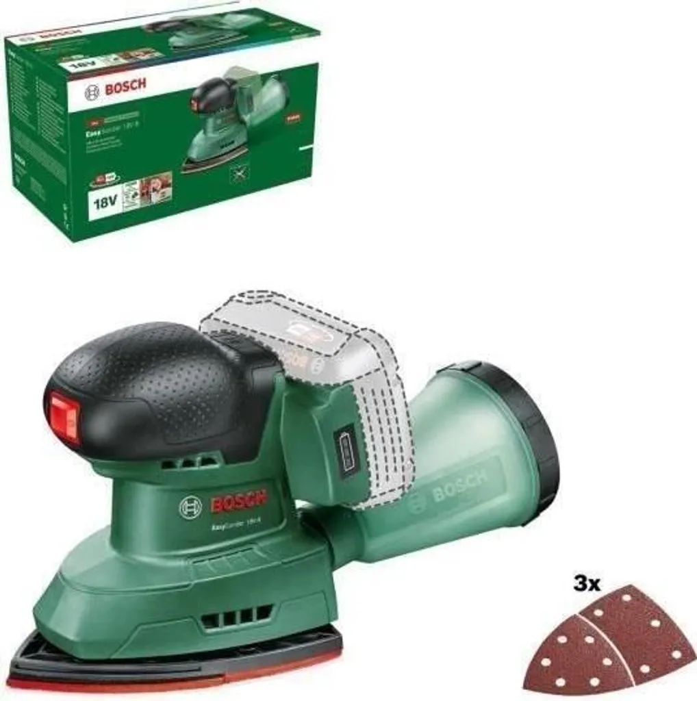 Bosch EasySander 18V-8: Levigatrice 18V Senza Spazzole e Senza Paura