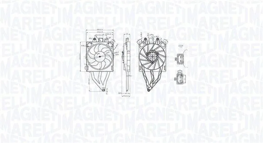 Ventilateur radiateur Fiat Panda 169 pour réparer un moteur qui chauffe