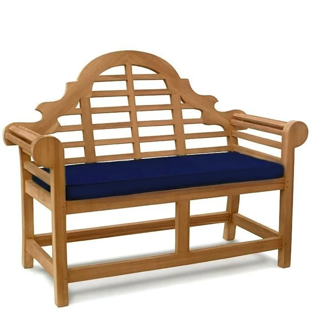 Cuscino Tecnico Panca 110 cm Blu - Poliestere e Schiuma Teako Design