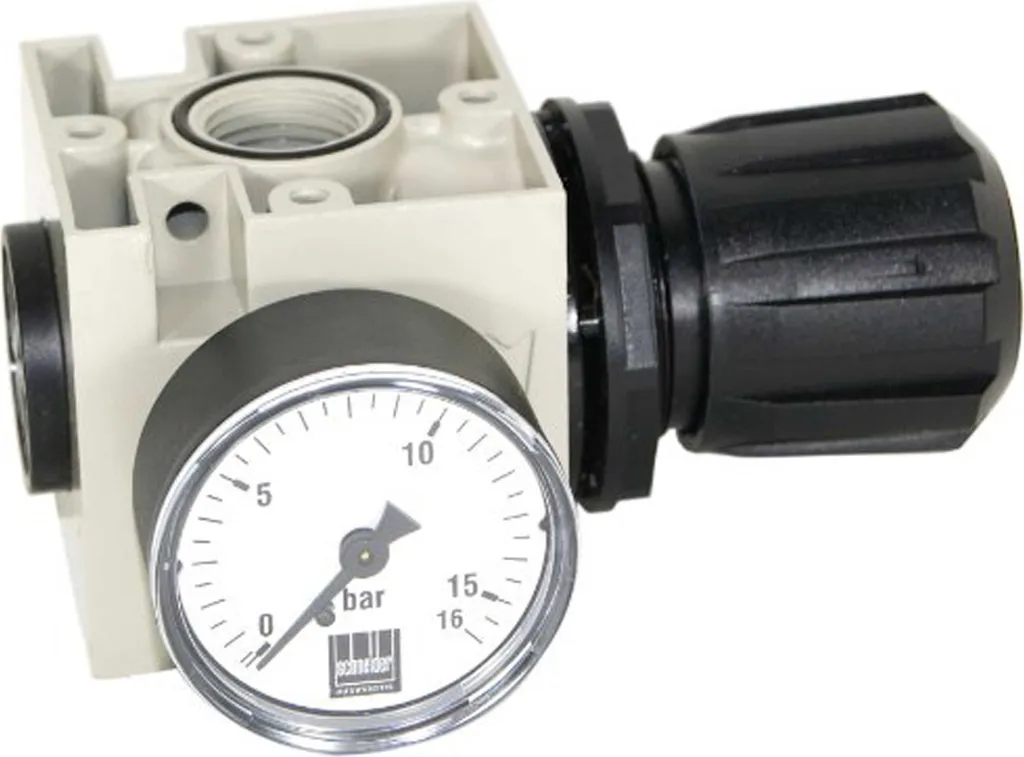 Régulateur de pression pneumatique Schneider R 3/8 réversible 10 bars