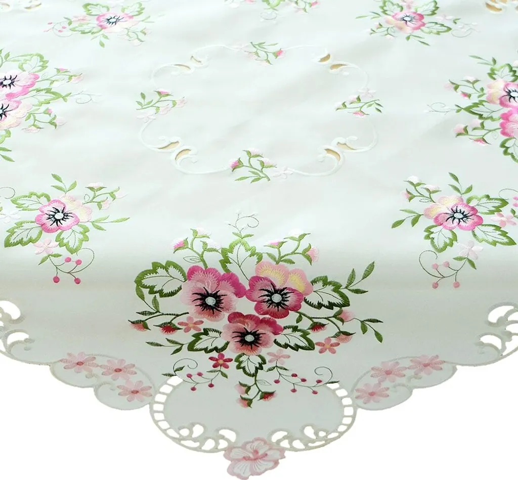 Tovaglia ELKE rosa pansy in poliestere 85 x 85 cm