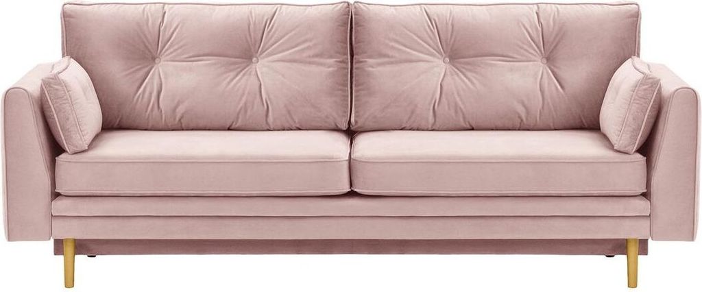 SLF24 - Schlafsofa mit Bettkasten Amelia - helllila - Velluto 14