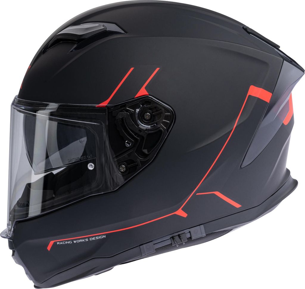 Spec-X Helm Sx-82.03/r2 Sw Matt/rot S Pin Ready
