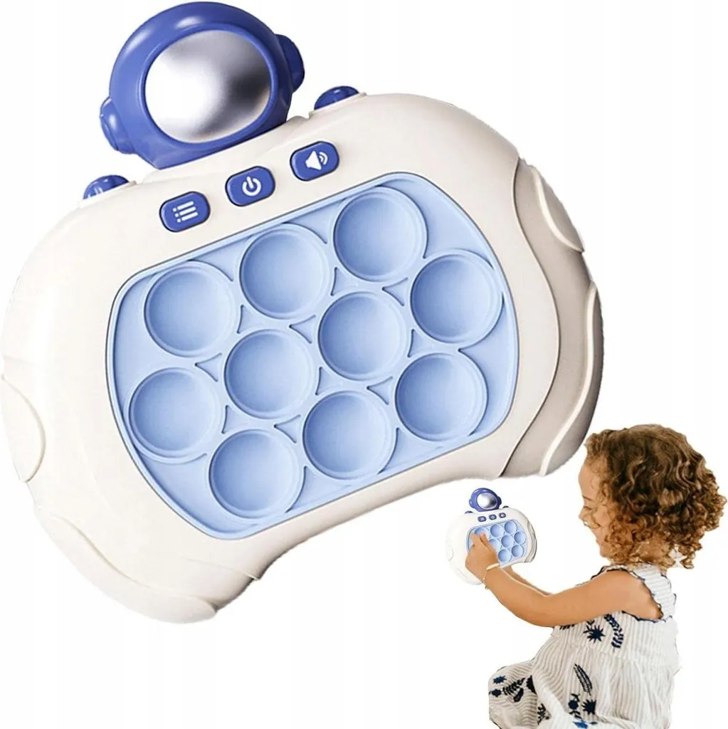 Jeu anti-stress électronique astronaute, console sensorielle Pop It