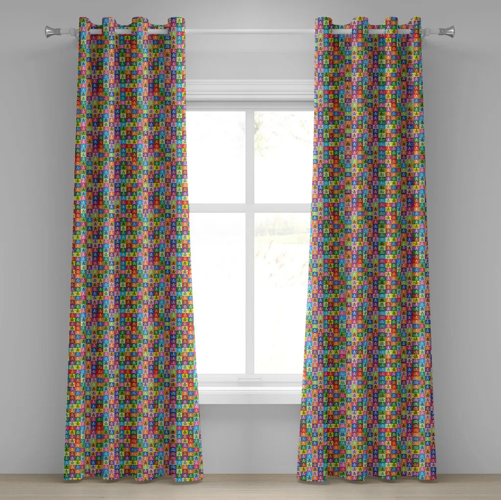 Rideau Opaque Anti-regards Crâne Pirate pour Intimité Totale 280x245cm
